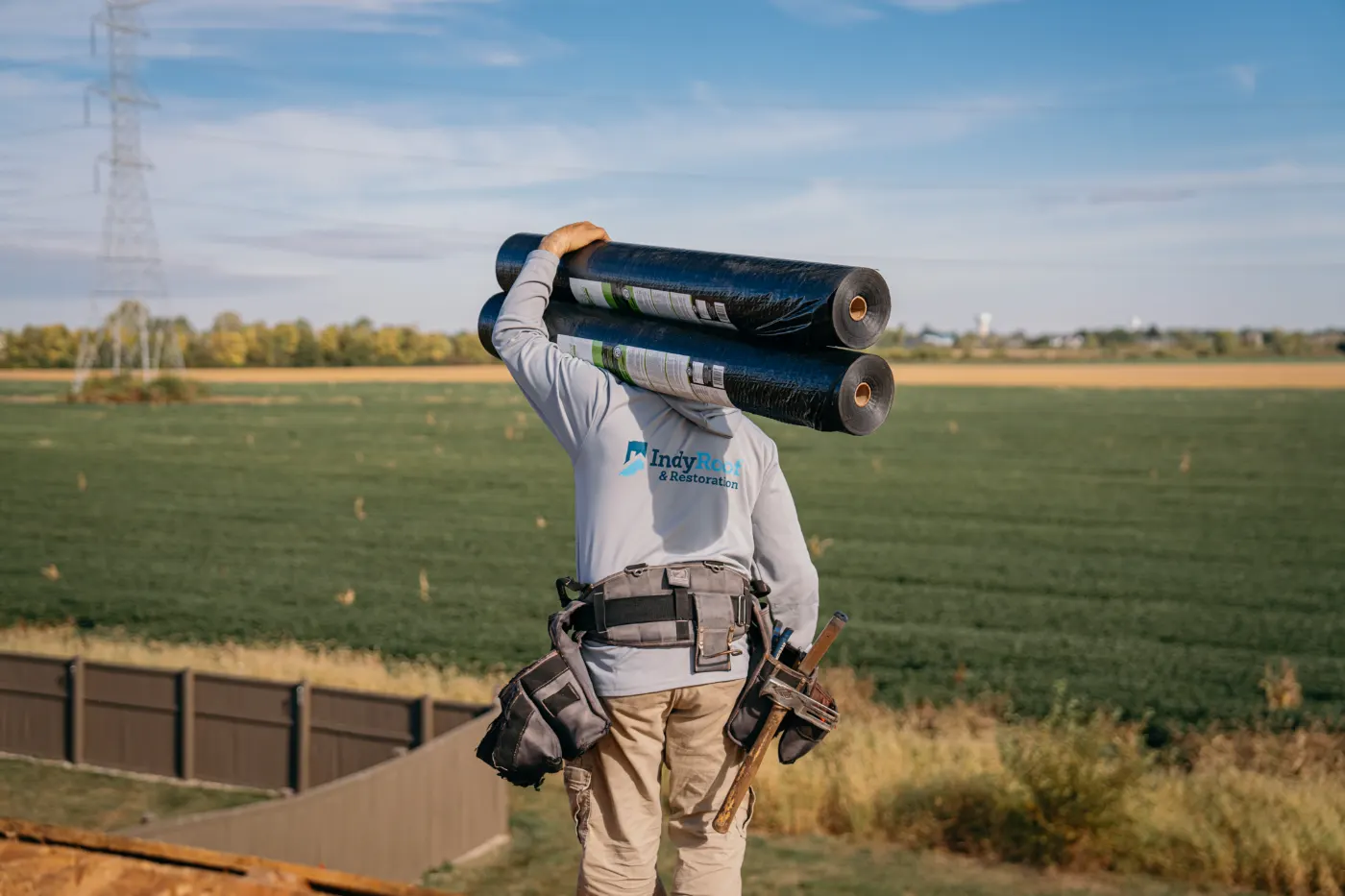 Commercial roof inspection documented in Prestwick